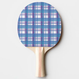 Raquette De Ping Pong Madras Plaid Blue et Purple