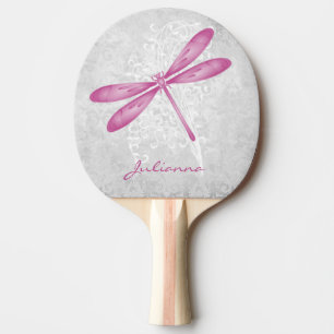 Raquette De Ping Pong Magenta Dragonfly Ping Paddle personnalisé