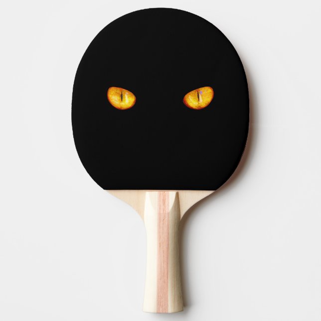Raquette De Ping Pong Maintenant, il vous voit Chat noir (Devant)