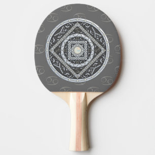 Raquette de ping pong Mandala du cancer