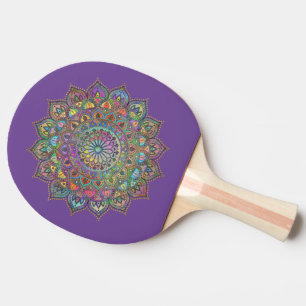 Raquette De Ping Pong Mandala Inde Style 1