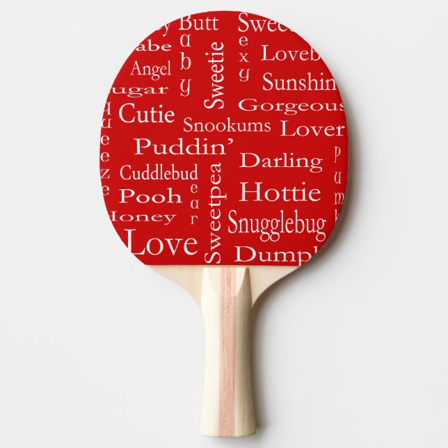 Raquette De Ping Pong Mandat de Shirley Taylor (Devant)