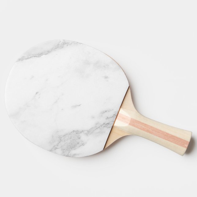 Raquette De Ping Pong Marbre Blanc (Côté)