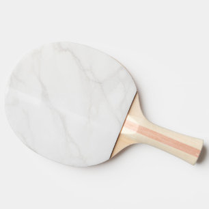 Raquette De Ping Pong Marbre Blanc