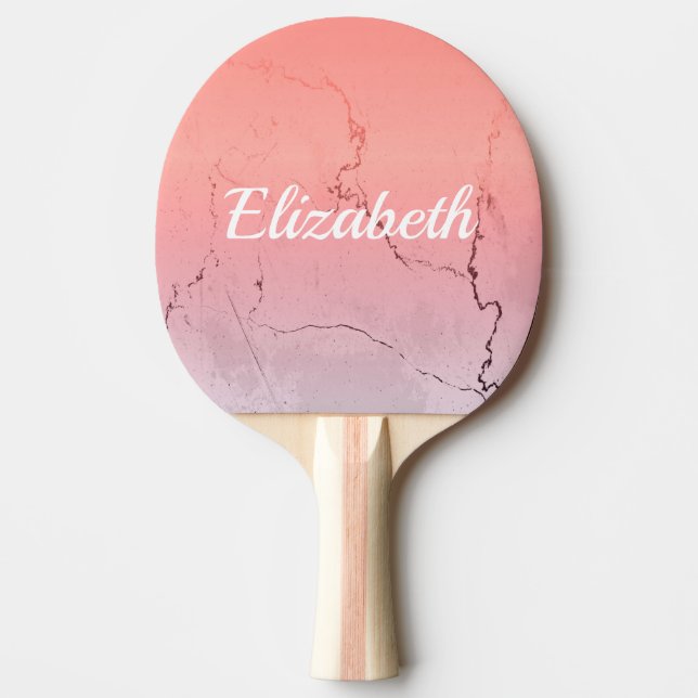 Raquette De Ping Pong Marbre rose (Devant)