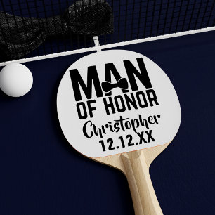 Raquette De Ping Pong Mariage Homme d'honneur Ping Paddle