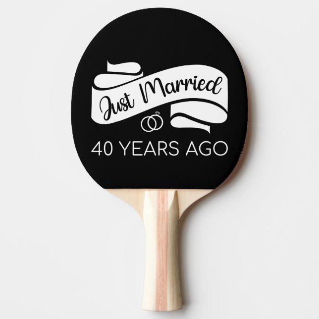 Raquette De Ping Pong Marié Il Y A 40 Ans V (Devant)