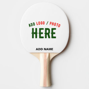 RAQUETTE DE PING PONG MARQUE BLANCHE MODERNE ET PERSONNALISABLE VÉRIFIÉE