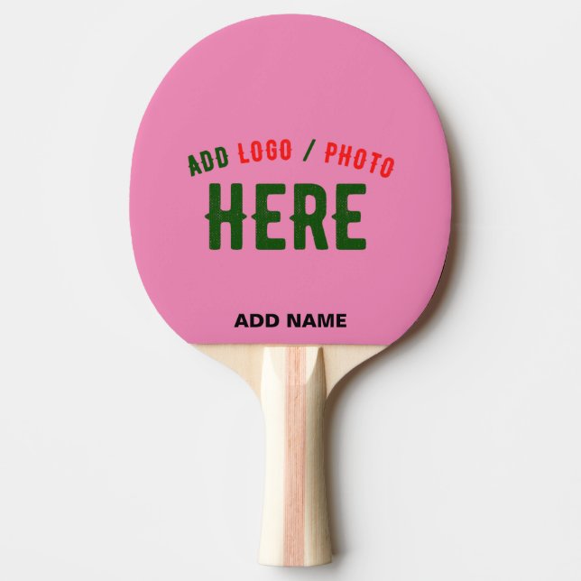 RAQUETTE DE PING PONG MARQUE VÉRIFIÉE ROSE CHAUDE MODERNE ET COUSTE (Devant)
