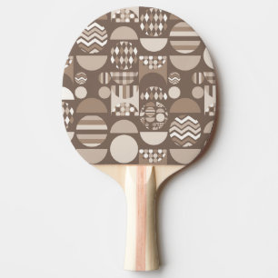 Raquette De Ping Pong Marron Terre Neutre Nordique Scandinave 