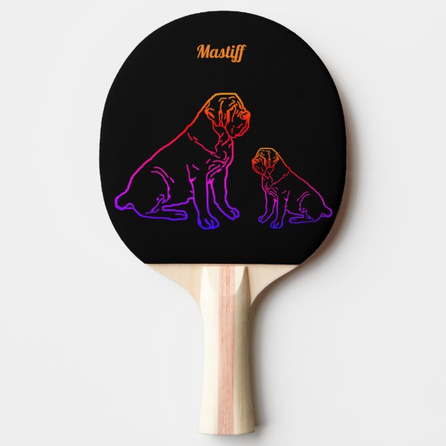 Raquette De Ping Pong Mastiff Pilou (Devant)