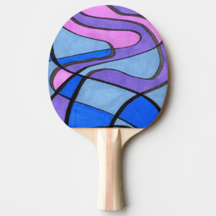 Raquette De Ping Pong "Matin Cool" Ping Pong Paddle Abstrait