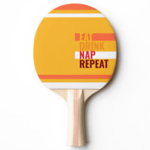 MAZIPOODLES Manger Boire Dormir Répéter Orange