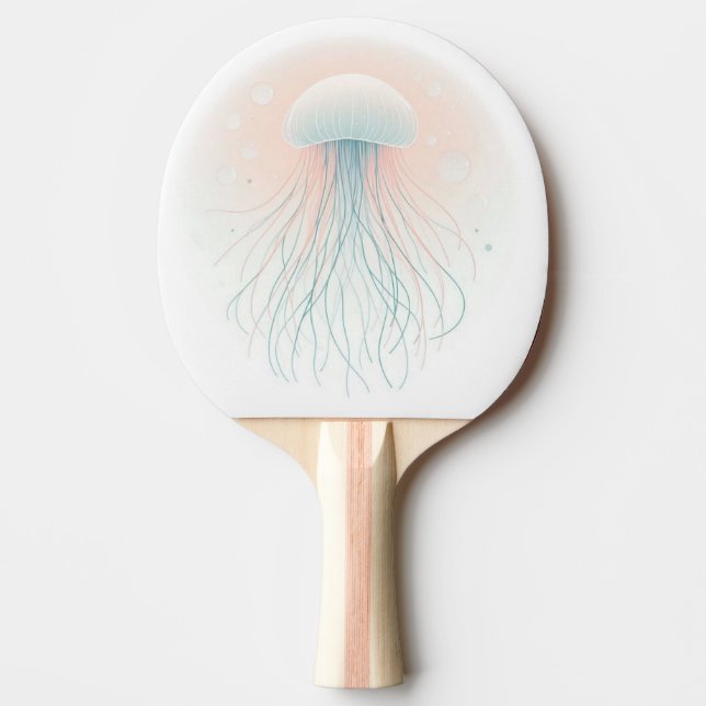 Raquette De Ping Pong méduse marine/plage/côtière (Devant)