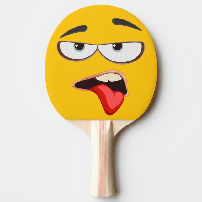 Raquette De Ping Pong MehYellow Emoji (Devant)