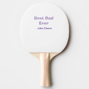 Raquette De Ping Pong Meilleur papa de tous joyeuse fête des pères nom p