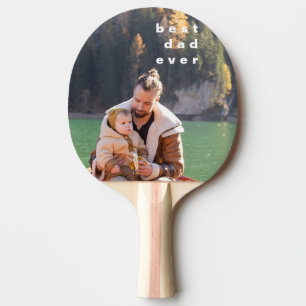 Raquette De Ping Pong Meilleur Papa de Tous les Temps Superposition de P
