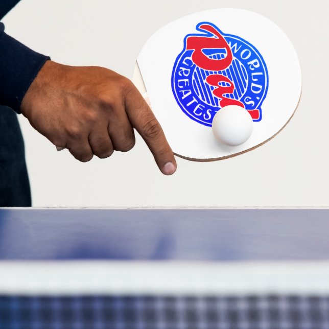 Raquette De Ping Pong Meilleur papa du monde (Insitu)
