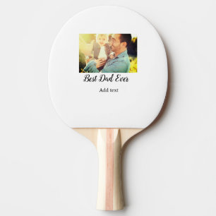 Raquette De Ping Pong Meilleur papa jamais fête des pères fils fille pap