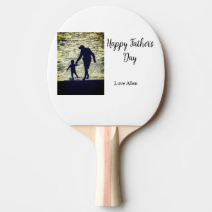 Raquette De Ping Pong Meilleur papa jamais fête des pères fils fille pap