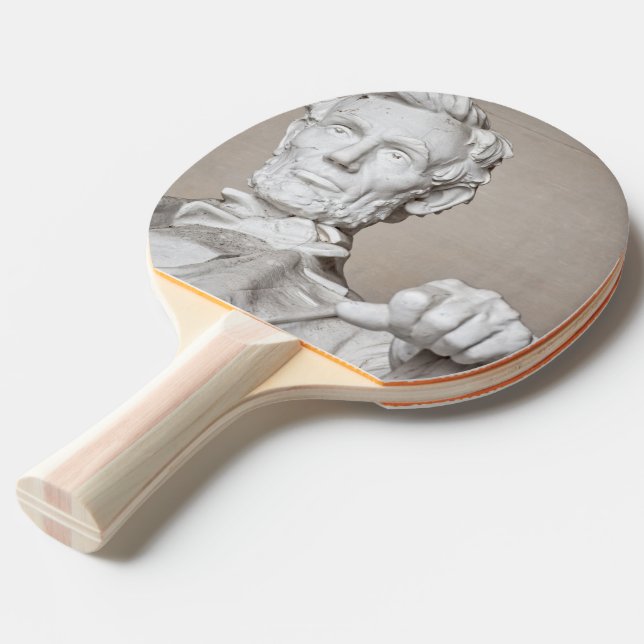 Raquette De Ping Pong Mémorial de Lincoln (Dos Angle)