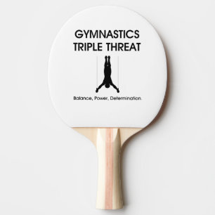 Raquette De Ping Pong Menace SUPÉRIEURE de triple de gymnastique
