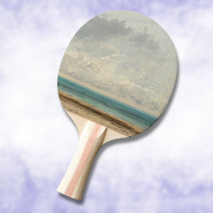 Raquette De Ping Pong Mer Calme - Gustave Courbet