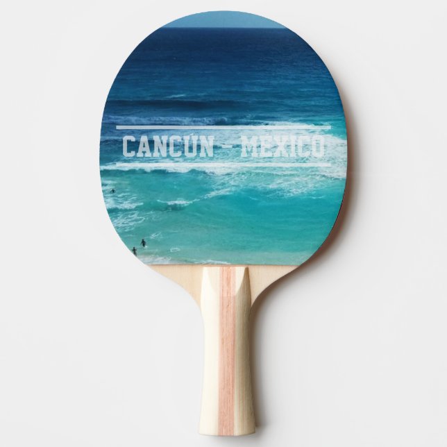 Raquette De Ping Pong Mer de Cancun Mexique (Devant)