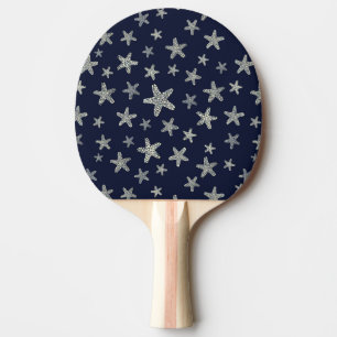 Raquette De Ping Pong Mer de motif d'étoiles de mer