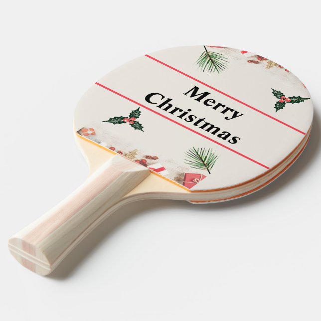 Raquette De Ping Pong Merry Christmas Best Ping Pong paddles (Devant Angle)
