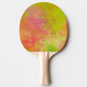 Raquette De Ping Pong Métatron, chakra, zen, géométrie sacrée, angel,