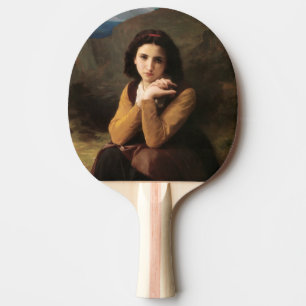Raquette De Ping Pong Mignon Innocence d'une adolescente, Bouguereau