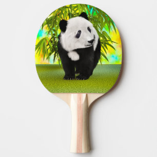 Raquette De Ping Pong Mignon Ours Panda Kawaii Amoureux des Animaux Cade