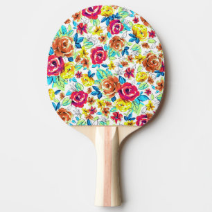 Raquette De Ping Pong Mignons coloré vintage rose aimant voiture motif