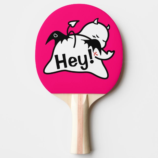 Raquette De Ping Pong Migny Shy Devil en AMOUR (Devant)