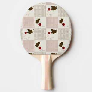 Raquette De Ping Pong Milieux de chatons