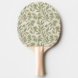 Raquette De Ping Pong Minimal Olive Branch Pattern