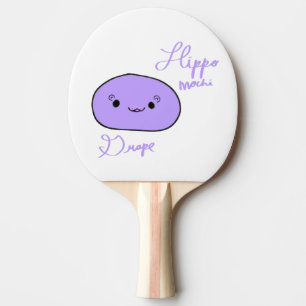 Raquette De Ping Pong Mochi Mignon Hippopotame Mochi Animal Drôle