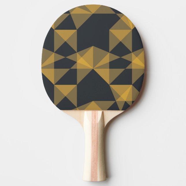 Raquette De Ping Pong Modern, abstract, urban geometric triangle pattern (Devant)