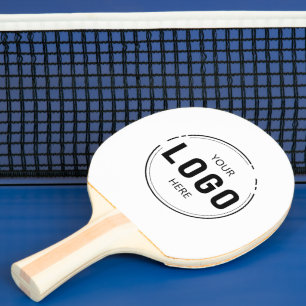 Raquette De Ping Pong Moderne Ajouter Votre Logo Entreprise Marquée