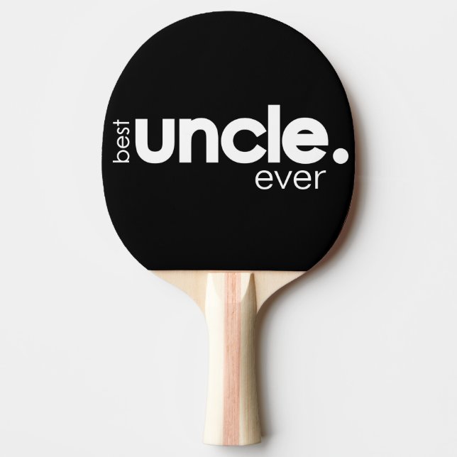 Raquette De Ping Pong Moderne Amusement Meilleur Oncle (Devant)