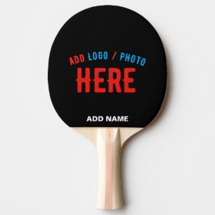 RAQUETTE DE PING PONG MODERNE ET MODERNE PERSONNALISABLE NOIR VÉRIFIÉ