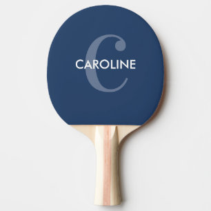 Raquette De Ping Pong Moderne simple classique première marine bleu