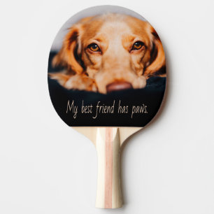 Raquette De Ping Pong Mon meilleur ami a des pattes de chien, Puppy Meme