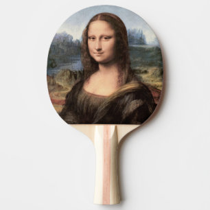Raquette De Ping Pong Mona Lisa Portrait / Peinture