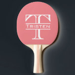 Raquette De Ping Pong Monogramme<br><div class="desc">Cette conception peut être personnalisée dans la zone fournie en modifiant la photo et/ou le texte. Vous pouvez également le customiser en cliquant sur Personnaliser ce Modèle, puis en choisissant l'option cliquer pour customiser et supprimer ou modifier la couleur de l'arrière - plan, ajouter du texte, modifier la couleur ou...</div>