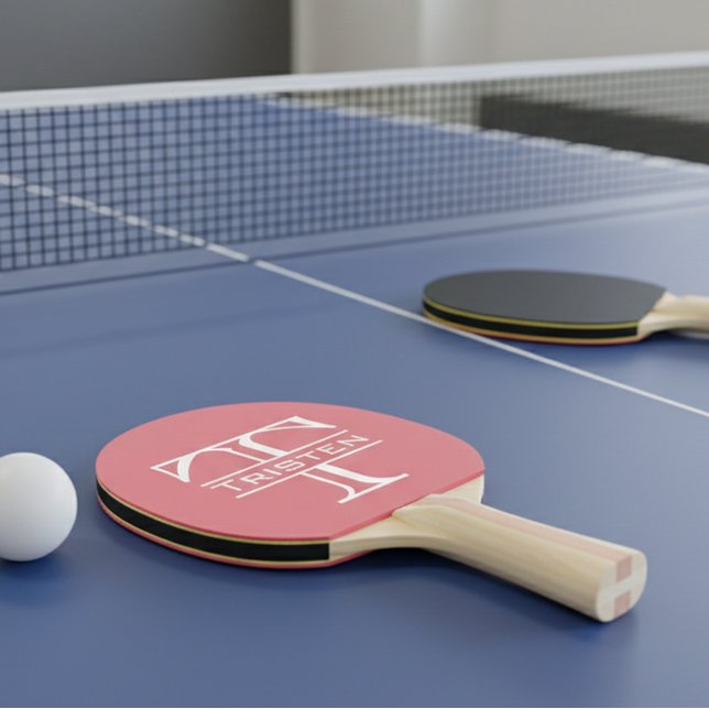 Raquette De Ping Pong Monogramme (Créateur téléchargé)