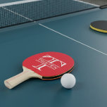 Raquette De Ping Pong Monogramme<br><div class="desc">Cette conception peut être personnalisée dans la zone fournie en modifiant la photo et/ou le texte. Vous pouvez également le customiser en cliquant sur Personnaliser ce Modèle, puis en choisissant l'option cliquer pour customiser et supprimer ou modifier la couleur de l'arrière - plan, ajouter du texte, modifier la couleur ou...</div>