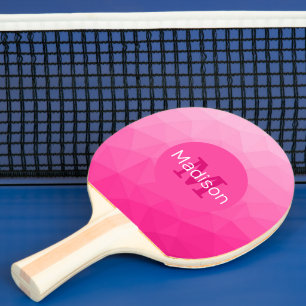 Raquette De Ping Pong Monogramme à motif géométrique en maille dégradé r