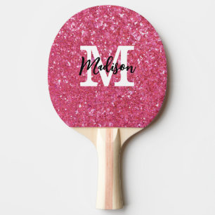 Raquette De Ping Pong Monogramme customisé Nom initial Ping Pong Paddle